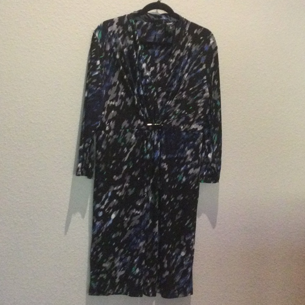 Multi colored jersey stretch dress.